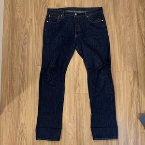 LEVIS 501 JEANS (36x34) BLUE